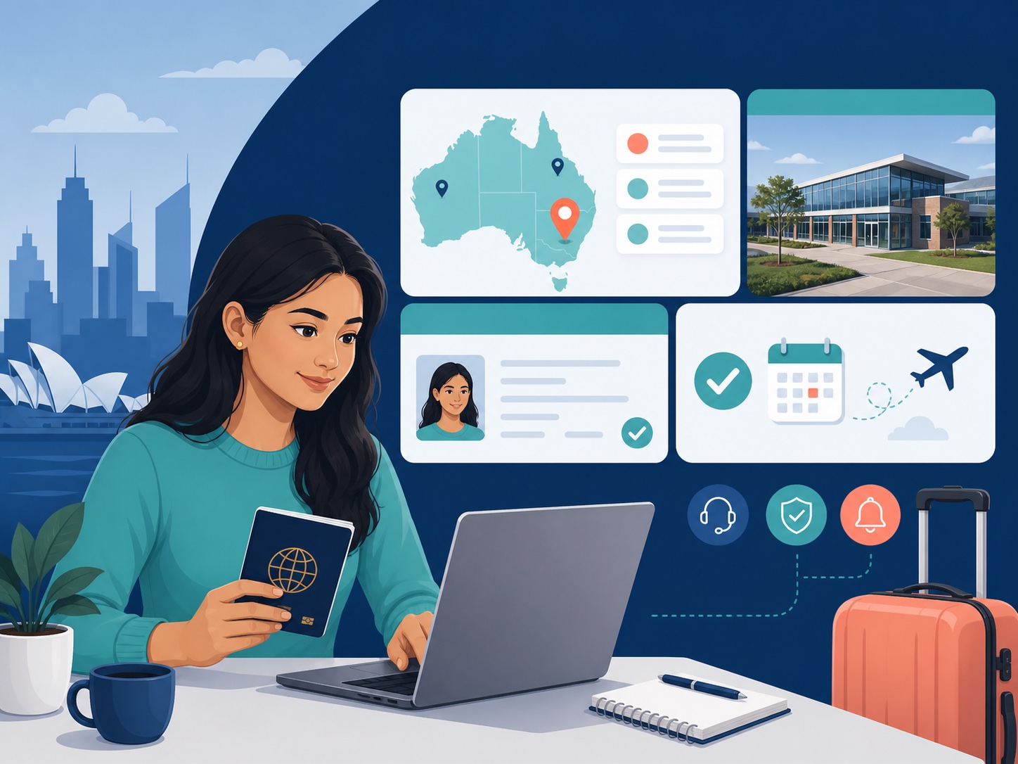 Visual explanation of testing in australia