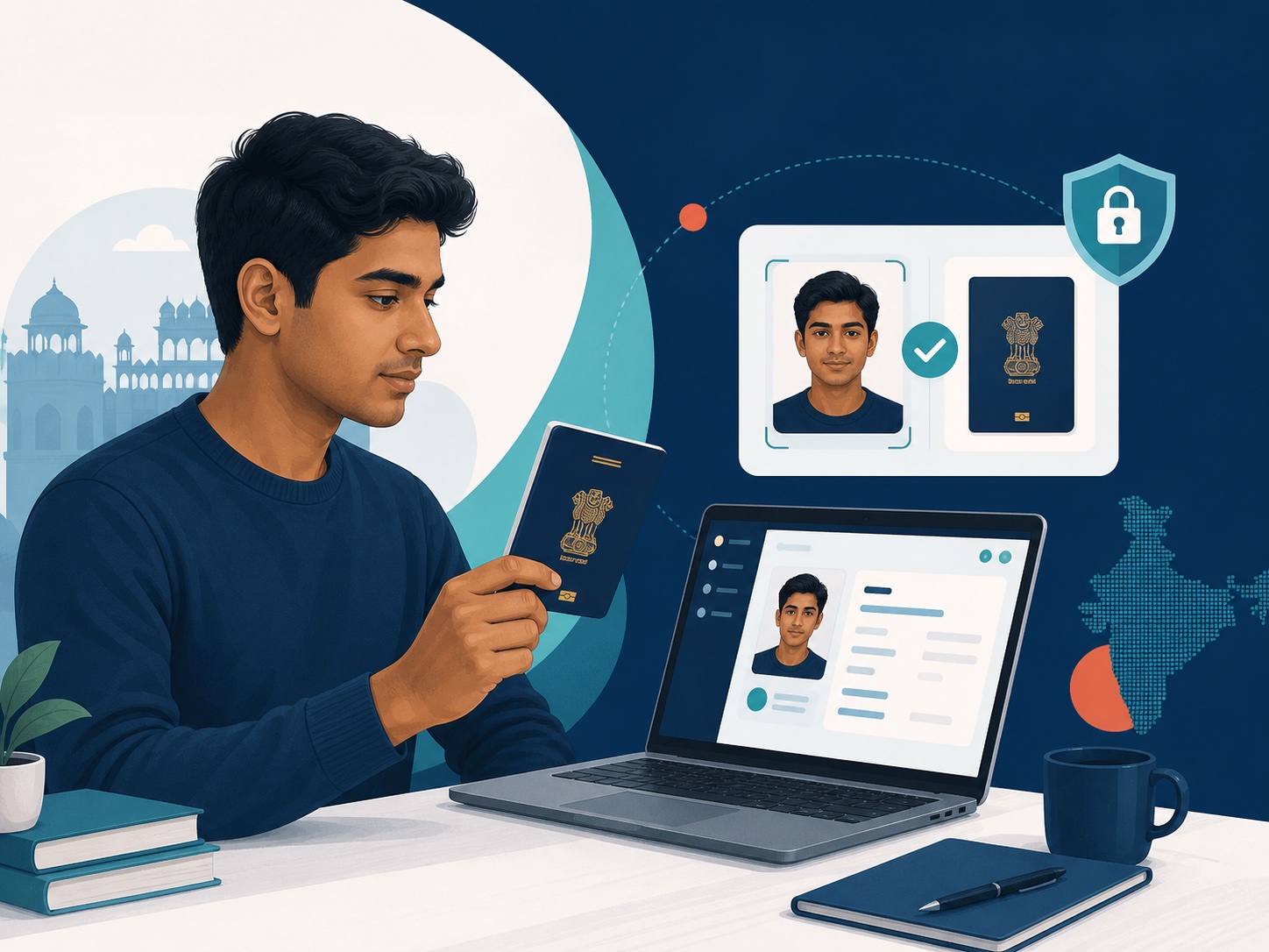 Visual explanation of indian identification requirements